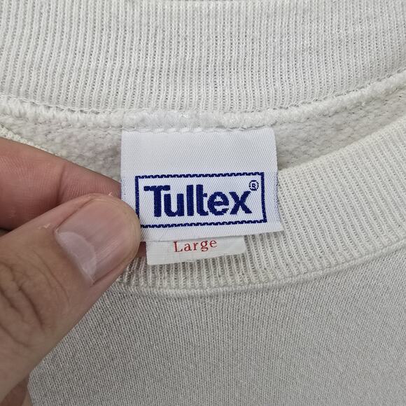 Vintage Kings Canyon National Park Sweater Mens Large White 80s Crewneck Animals - Picture 4 of 10